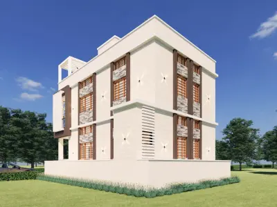 Architecture Moderen Home Concpet 3D model