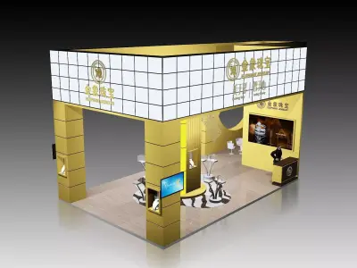 Exhibition - Area - 15X6-3DMAX2010-01 3D model