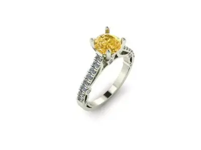 diamond ring 62 3D print model