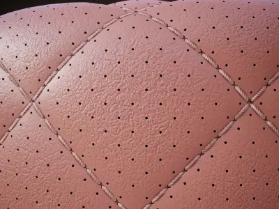 Seamless perforated stitched leather collection textures Texture