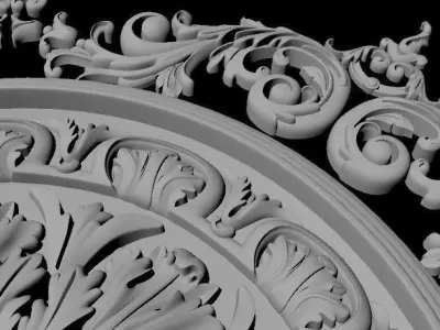 rosette dekor 3D model