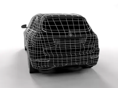 MERCEDES GLC 2016 LOWPOLY Low-poly 3D model