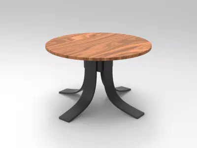 Yaqu Coffee Table Low-poly 3D model