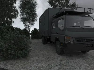 Camper Off Road Truck 3D model