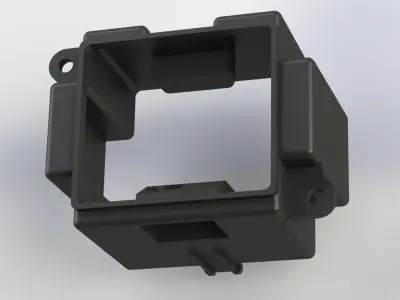 Classic Mini AC blower control switch housing 3D print model
