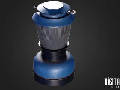 Lantern Low-poly 3D model