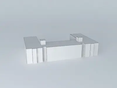 Construction in Honolulu HI USA 3D model