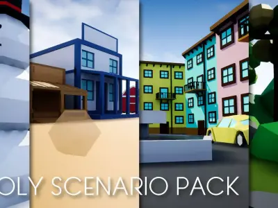Low Poly Art Pack Low-poly 3D model