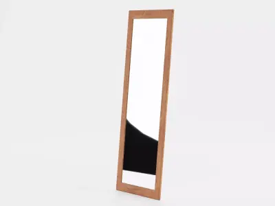 -Wooden Mirror- 3D model