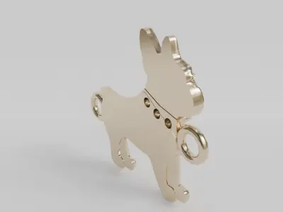 pulsera bulldog frances 3D print model