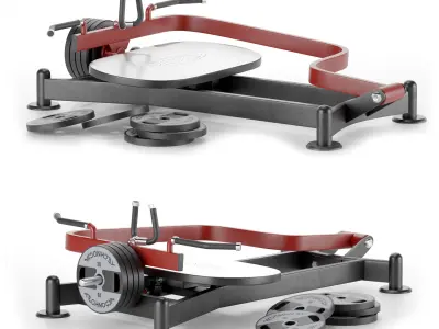 Gym Equipment DORSY BAR 3D model