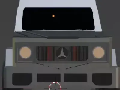 Mercedes-Benz G63 AMG BRABUS Low-poly 3D model