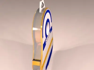 Measuring Tape Low-poly 3D model