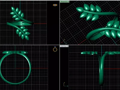 jewelry ring 328 3D print model