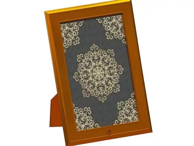Photo Frame Low-poly 3D model 3