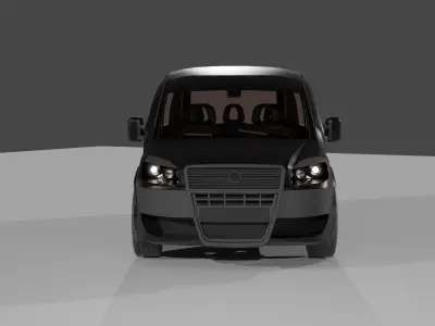 2009 Fiat Doblo car 3D model
