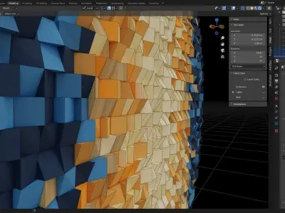 Modern Wall Decor Sculpture 3D model