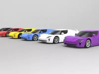 Brandless Car 1 3D model