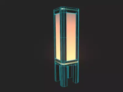 Modern Minimalist Decorative Lamp Free low-poly 3D model