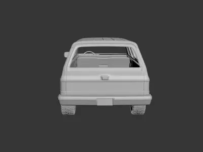 Chevrolet Suburban 1989 3D print model