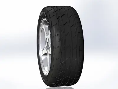 Wheel for scale model of Mk4 1999-2000  3D print model