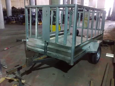 Semi Trailer for privte car 3D model