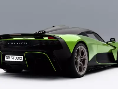 Aston Martin Valhalla 2026 Low-poly 3D model