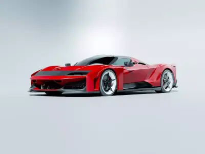 Ferrari F80 2025 3D model