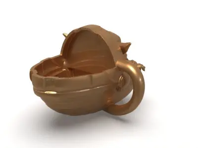 Grogu The Child Pen Phone Holder STL File 3D print model