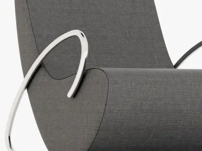 Camilla rocking armchair 3D model