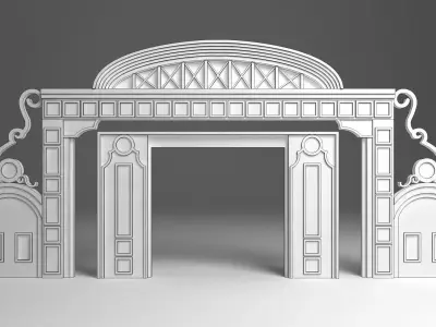 Entry Gate 3D model order