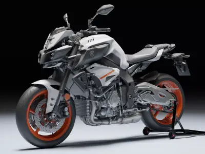 Yamaha MT 10 SP 2020 Low-poly 3D model