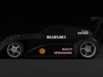 Suzuki Escudo Pikes Peak  Low-poly 3D model