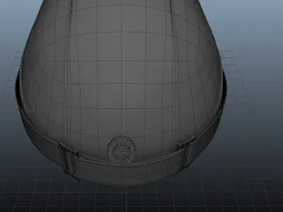 SKI Helmet with Googles 3D model