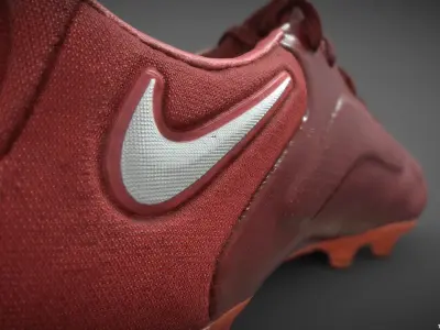 Nike Tiempo Football Shoes Low-poly 3D model