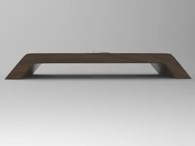 Cedes Monitor Stand Low-poly 3D model