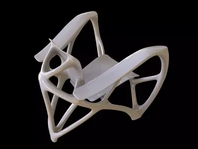 Bone Armchair 3D model