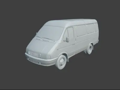 Gaz Gazelle 2705  3D model