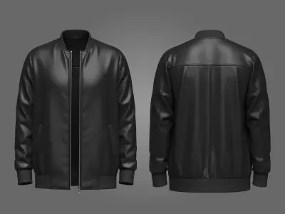Leather Jacket 3D model