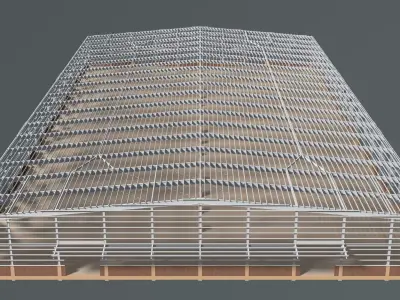 Warehouse structure 24i09 3D model