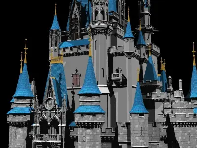 Cinderella Castle 3D model