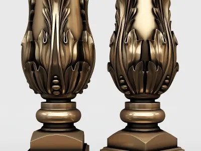 Classic baluster 3D model