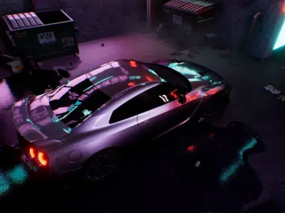 UE4 Nissan GT-R  3D model