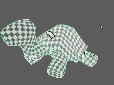 Wooden turtle 3D model