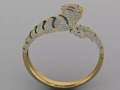 Tiger Bangle  3D print model