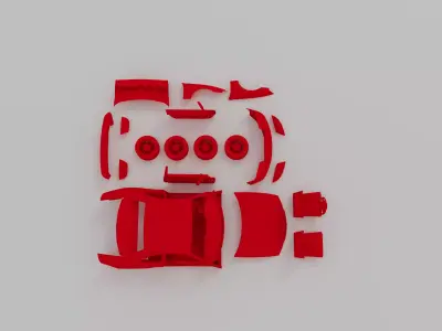 Nissan Skyline R33 3D print 3D print model
