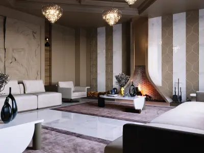 Interior - Livingroom - 020224 3D model