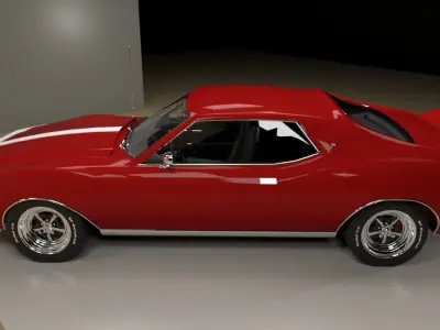 AMC Javelin AMX 1974 3D model