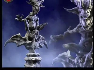 Laughing Gargoyle 3D model