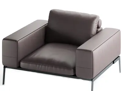 Armchair Flexform LIFESTEEL 3D model